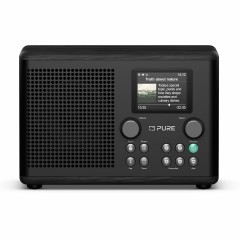 Pure Classic H4i Φορητό Ραδιόφωνο Επαναφορτιζόμενο DAB+ με Bluetooth και USB Μαύρο
